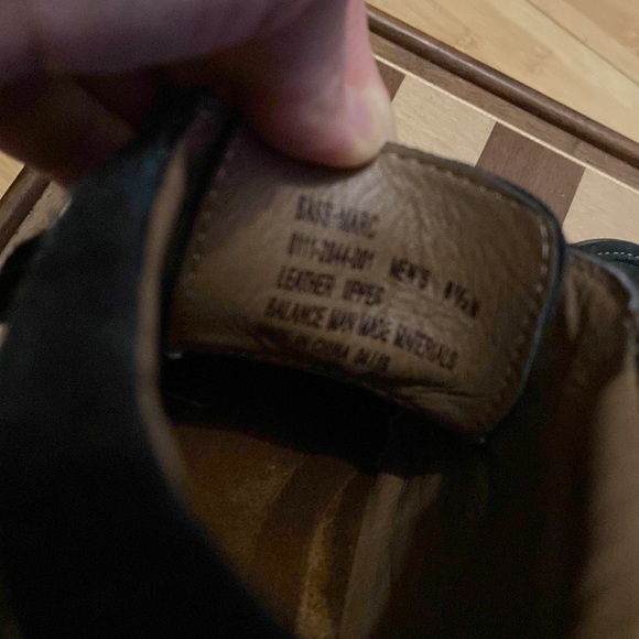 Bass-Marc, Black suede leather, Mens size 8.5 - Picture 11 of 12